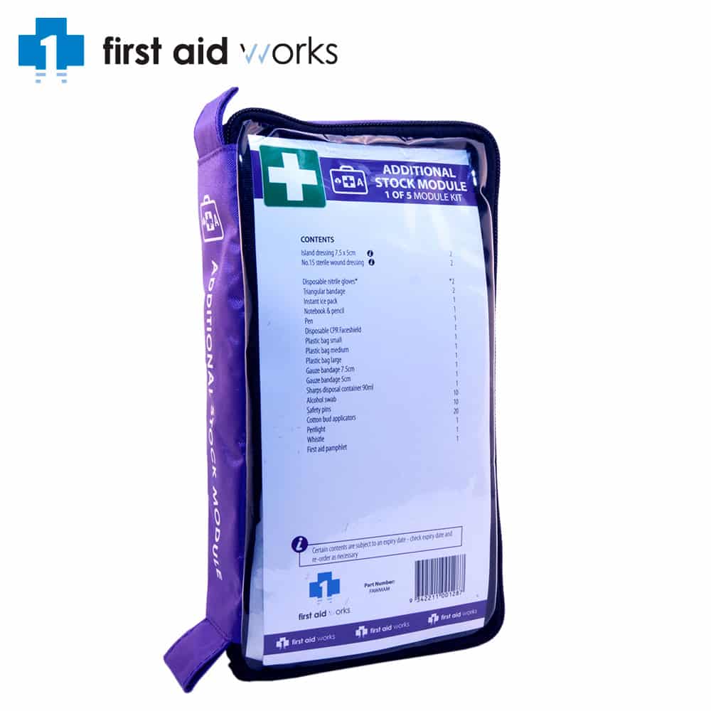 Additional Stock Module for Modular First Aid Kit by First Aid Works FAWMAM